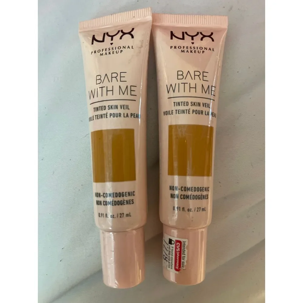 NYX Bare‎ With Me Tinted Skin Veil Light Foundation 2-Pack cinnamon Mahogany M-2